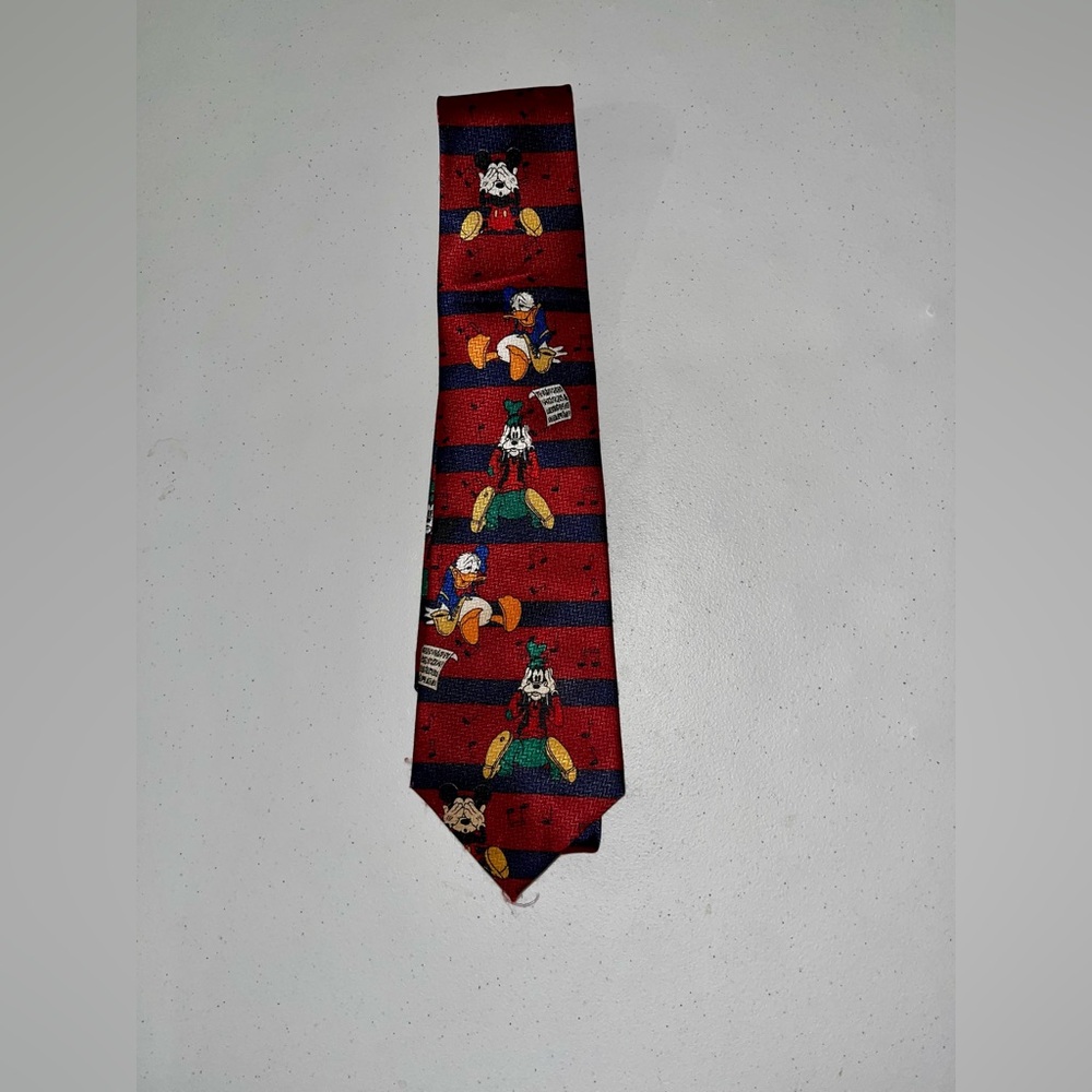 Disney Mickey Mouse & Friends Striped Tie